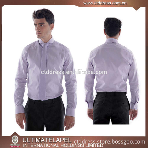 2016 Latest Fashion Custom Made Men Office Long Sleeve Shirt